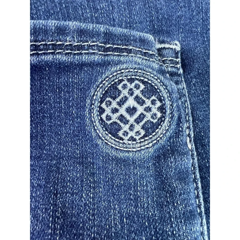 Laurie Felt Jeans Womens 26W Blue Daisy Denim Boyfriend Medium Wash A471814‎